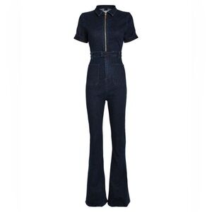 WeWoreWhat The Dark Wash Denim Jumpsuit